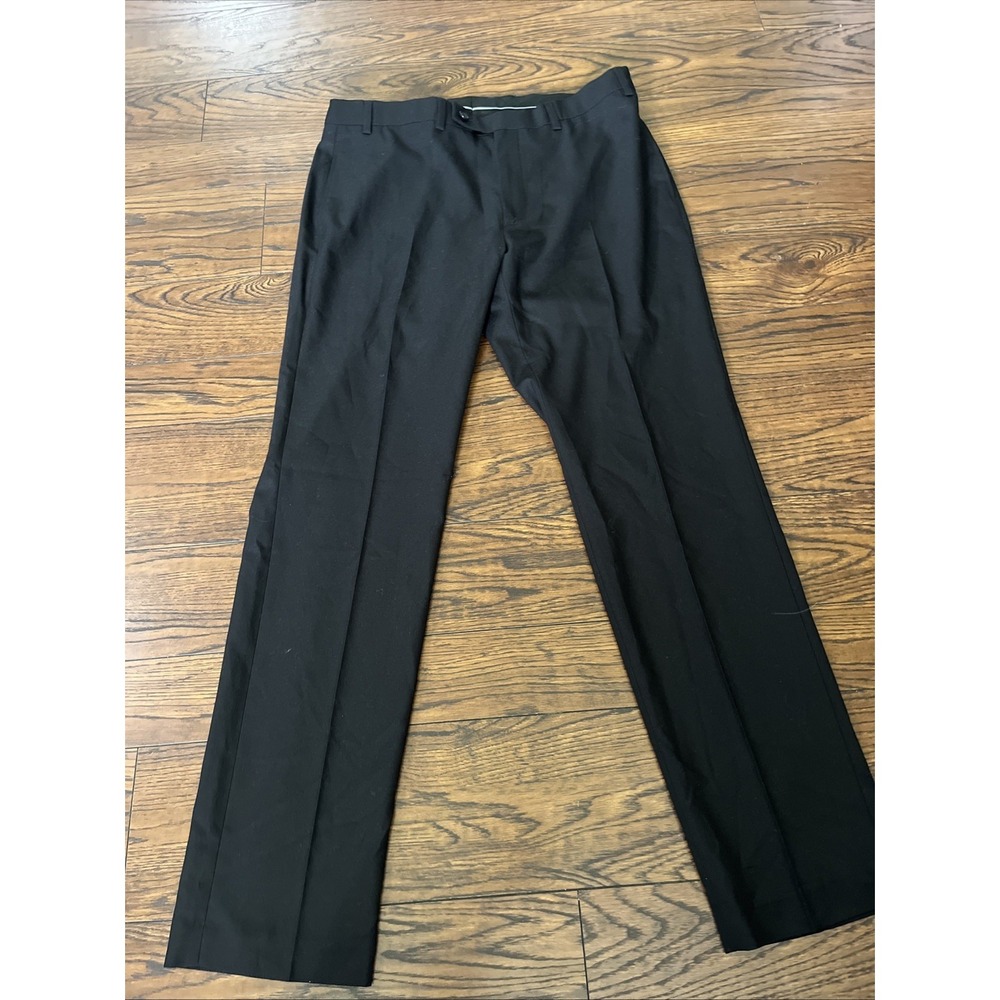 NWT Men Calvin Klein Madison Suit Separate Dress Pants Black Reg 36 X 32